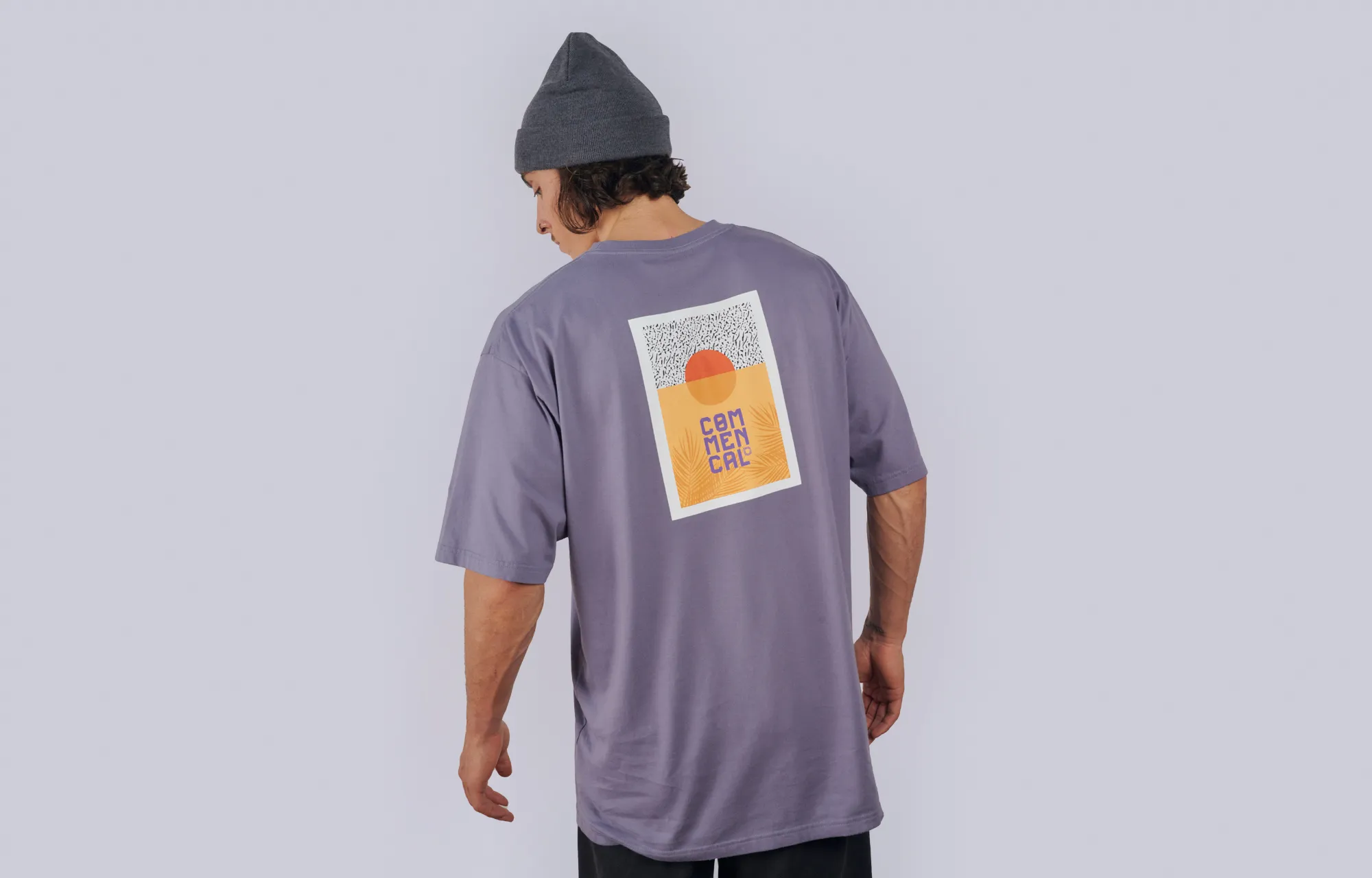 CAMISETA  COMMENCAL LOOSE FIT LIGHT SUNSET GRAPE