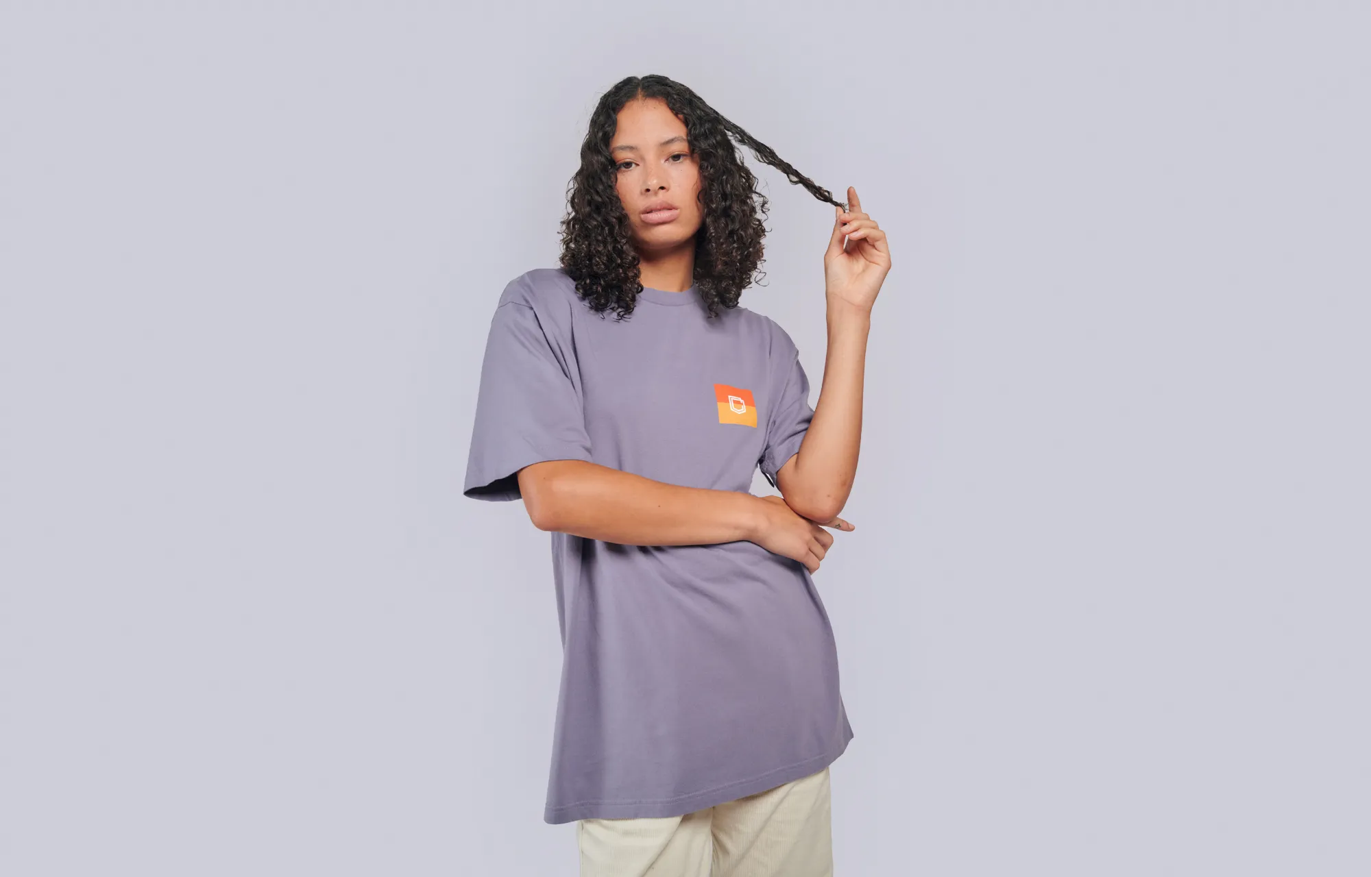 CAMISETA  COMMENCAL LOOSE FIT LIGHT SUNSET GRAPE