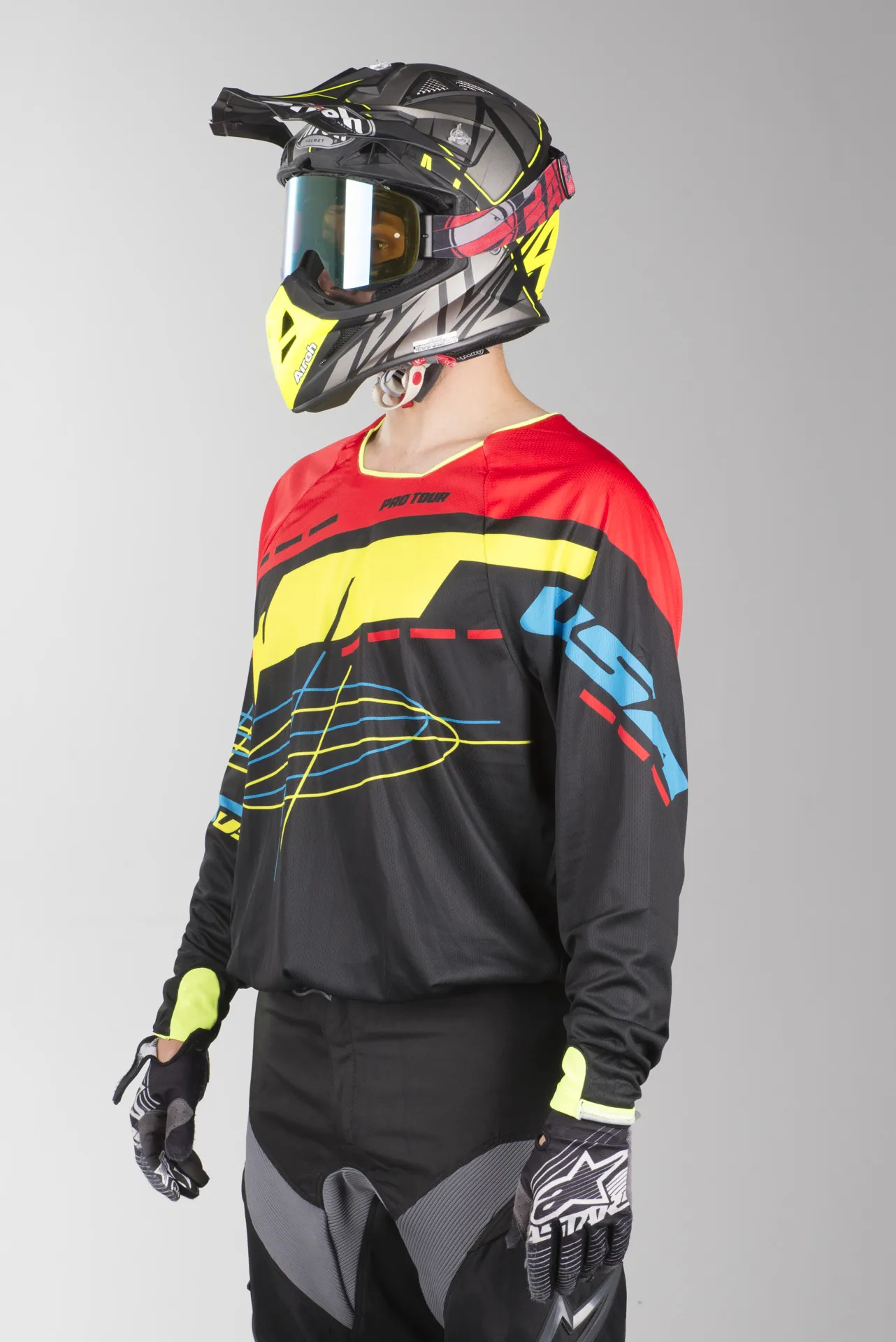 Camiseta de Cross JT Racing Hyperlite Blueprint RBNYL