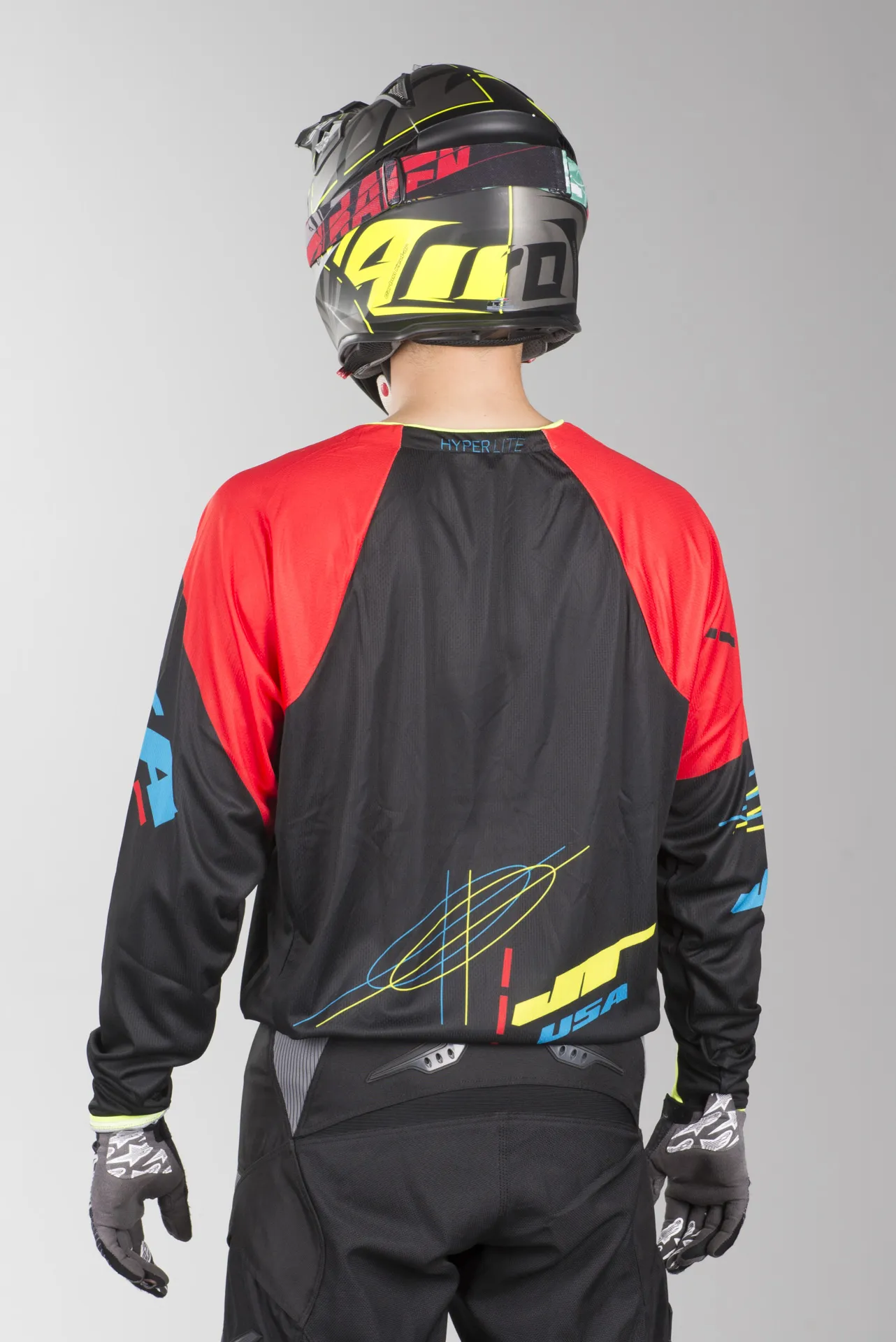 Camiseta de Cross JT Racing Hyperlite Blueprint RBNYL