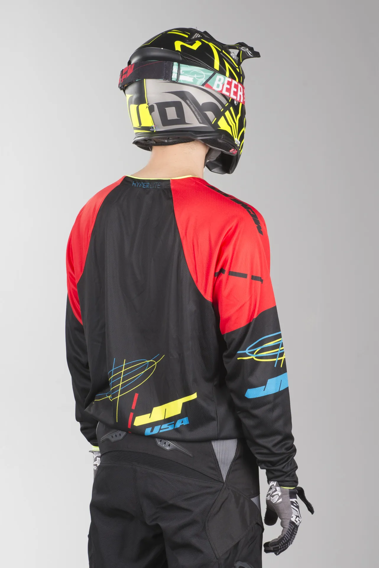 Camiseta de Cross JT Racing Hyperlite Blueprint RBNYL
