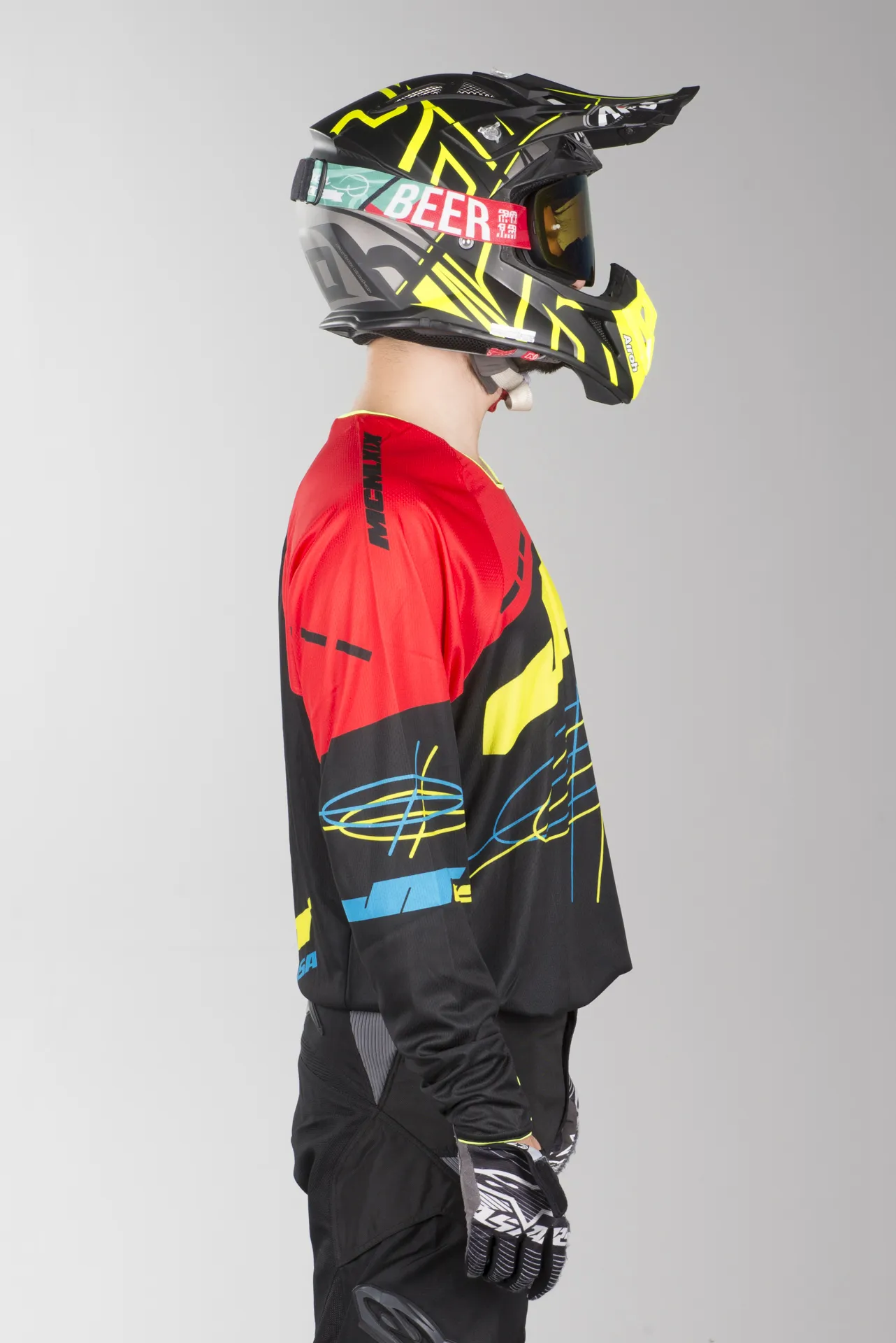Camiseta de Cross JT Racing Hyperlite Blueprint RBNYL