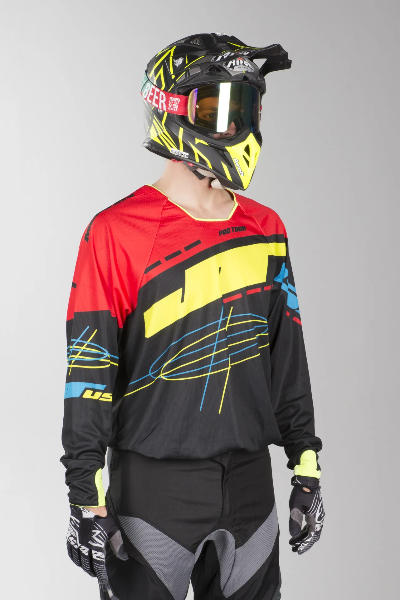 Camiseta de Cross JT Racing Hyperlite Blueprint RBNYL