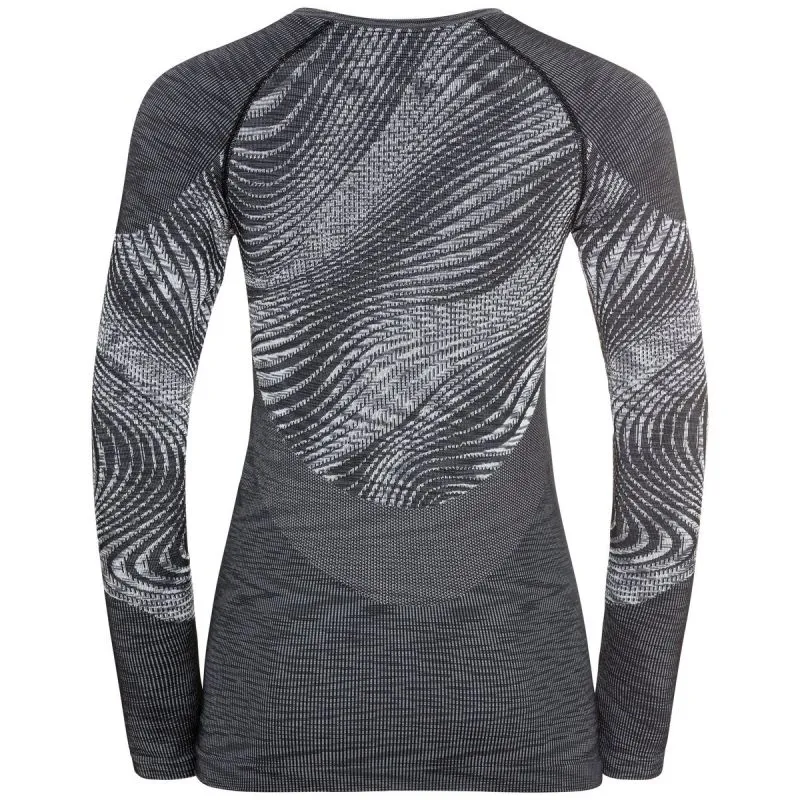 Camiseta de manga larga para mujer Odlo Blackcomb Eco (Negro/Tinte espacial)