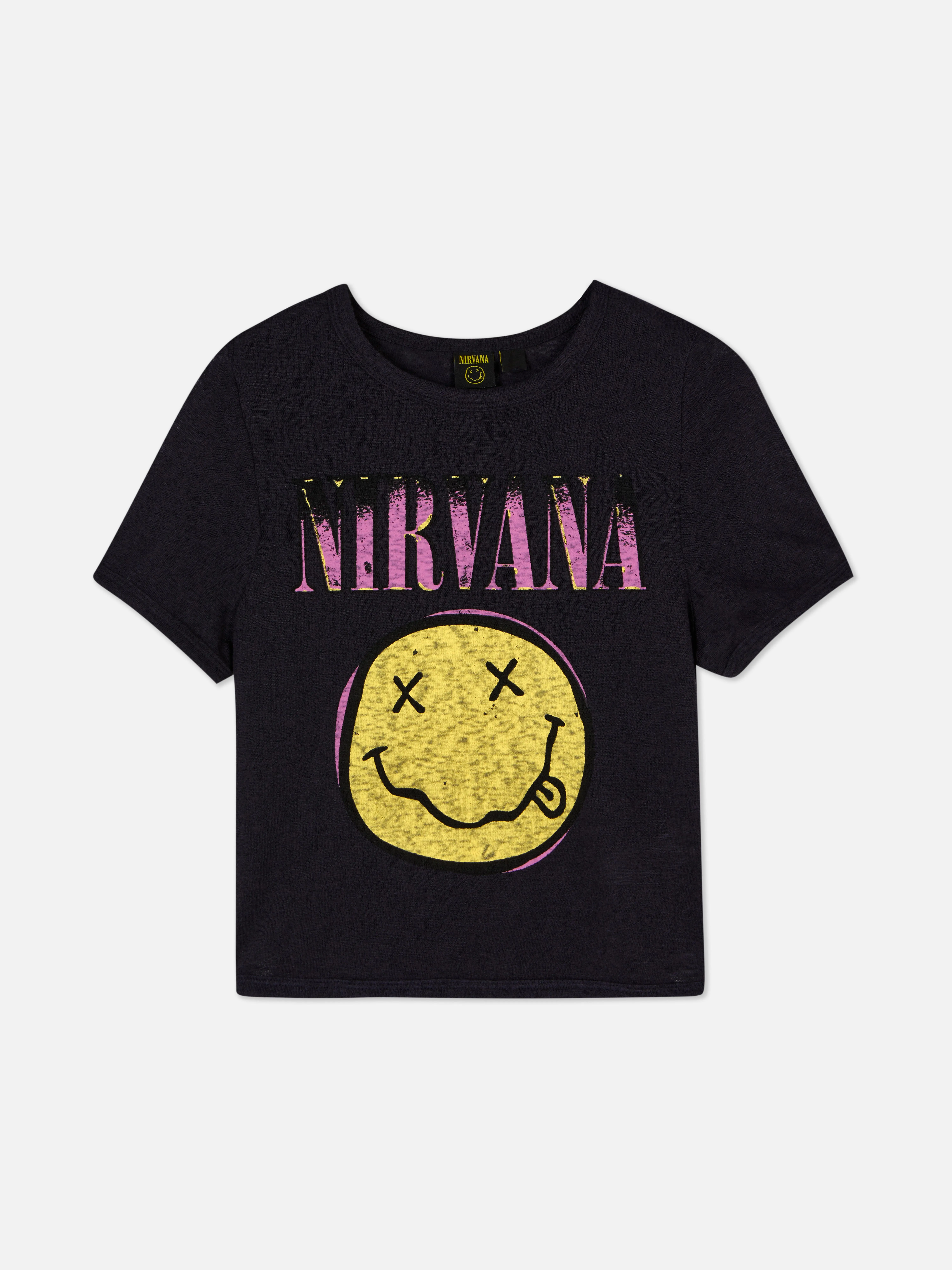 Camiseta de Nirvana con Smiley