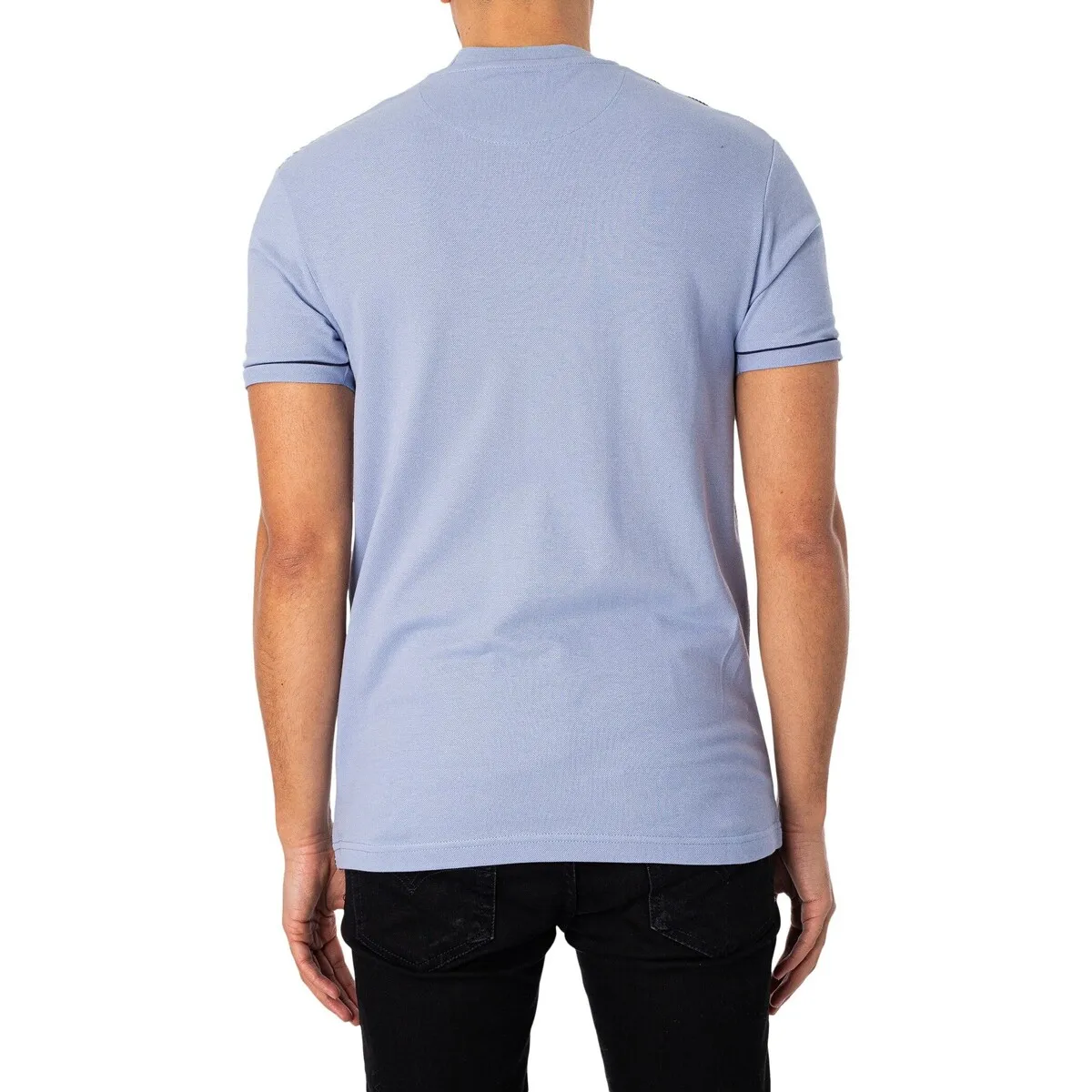 Camiseta Extragrande Con Panel De Cuadros