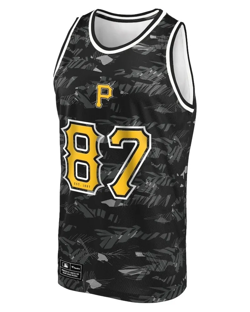 Camiseta fanatics negra pirates summer beach vest