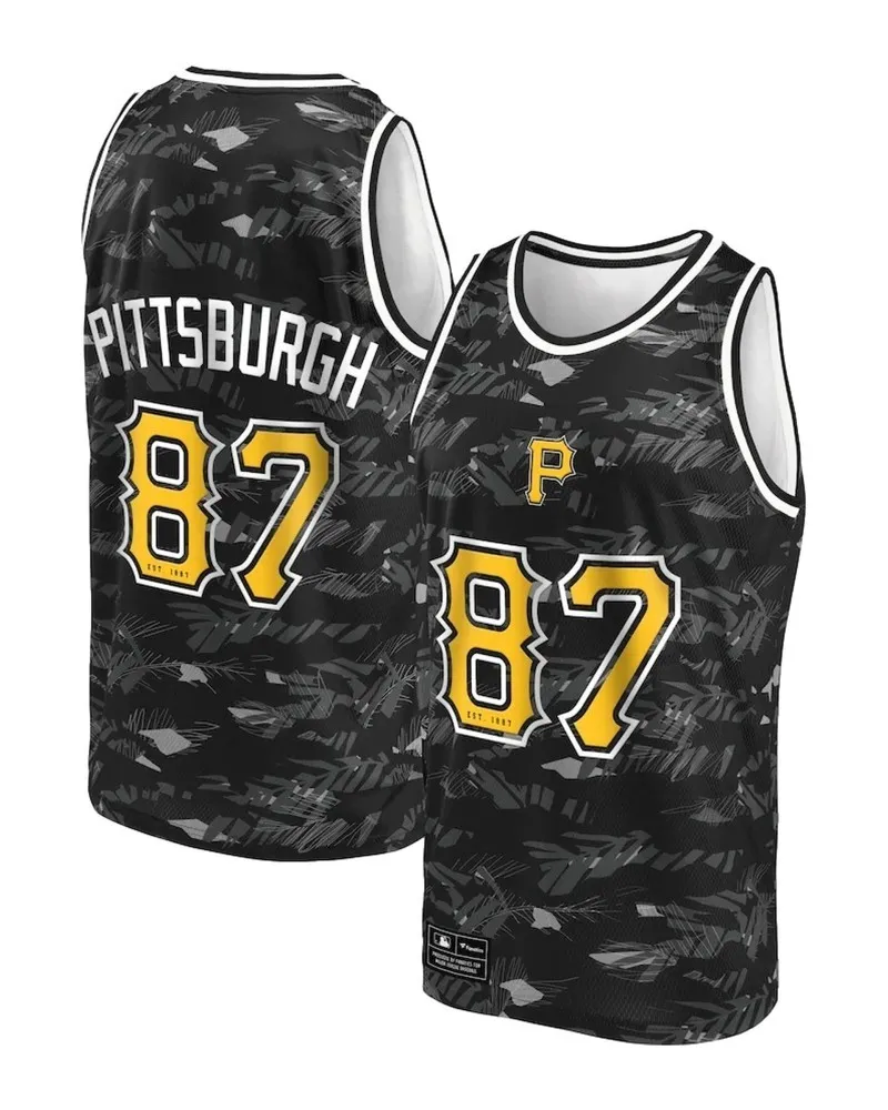 Camiseta fanatics negra pirates summer beach vest