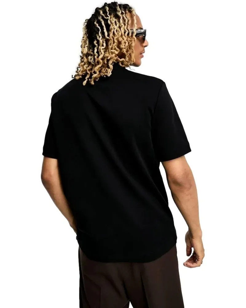 Camiseta fred perry negra laurel wreath high neck tee