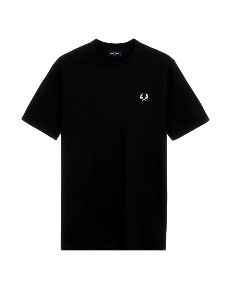 Camiseta fred perry negra ringer tee