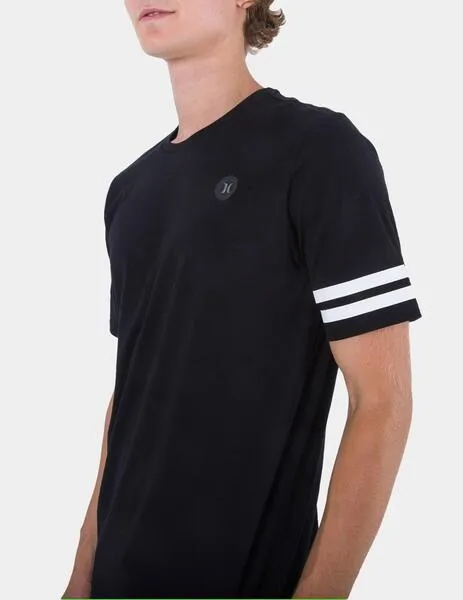 CAMISETA HURLEY H20 DRI BLOCK PARTY  BLACK