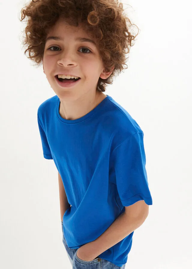 CAMISETA INFANTIL (3 UNIDADES) BLANCONARANJAAZUR