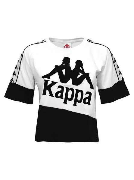 camiseta kappa balimnos blanco para mujer