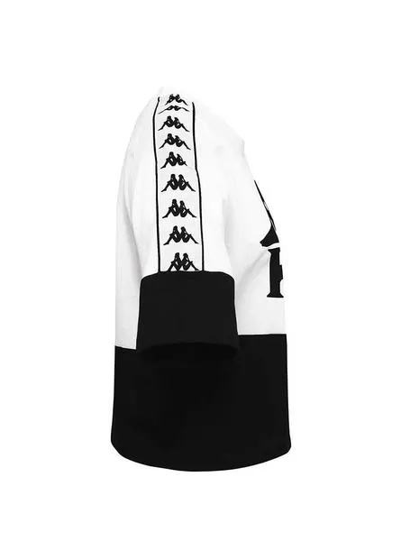 camiseta kappa balimnos blanco para mujer