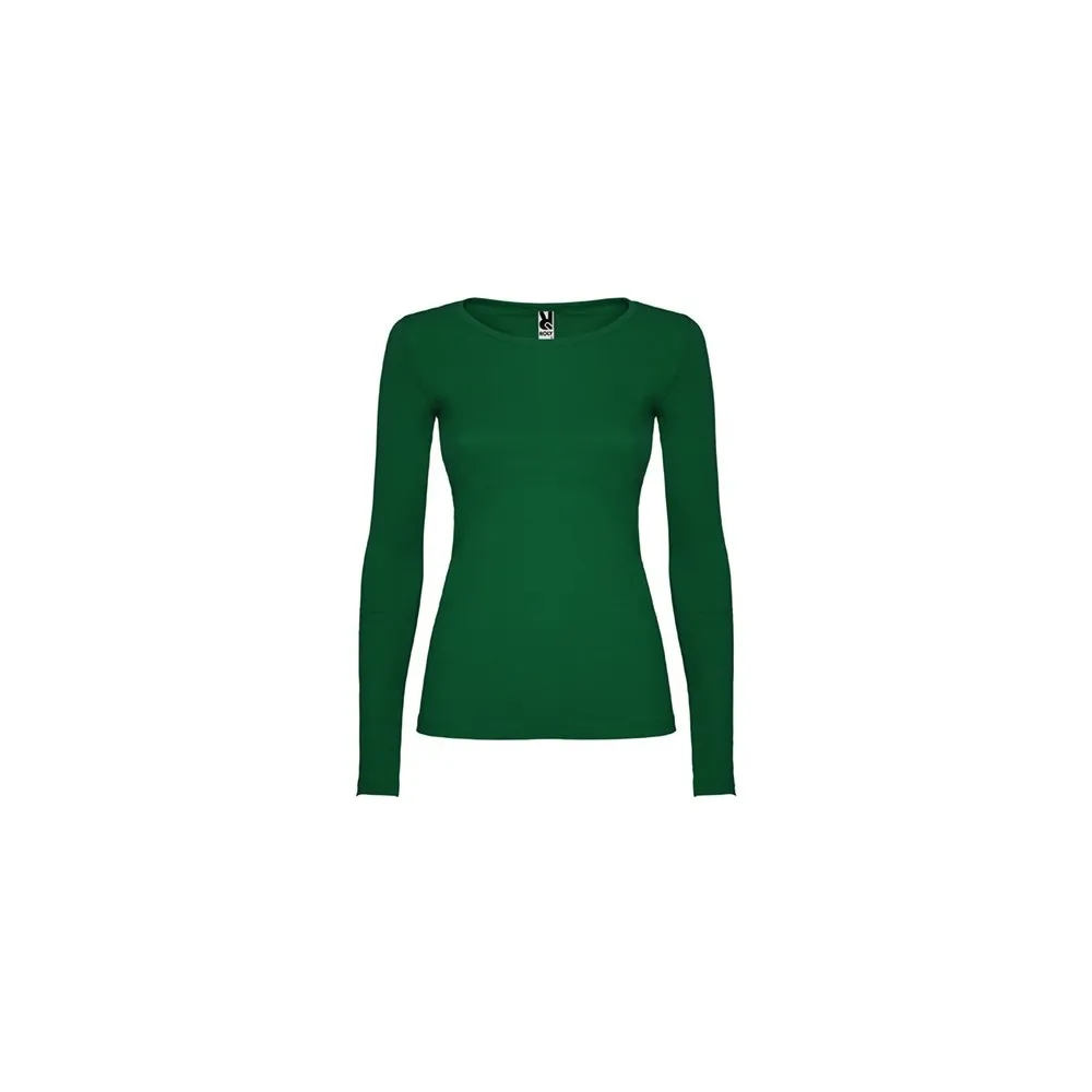Camiseta manga larga de mujer semientallada