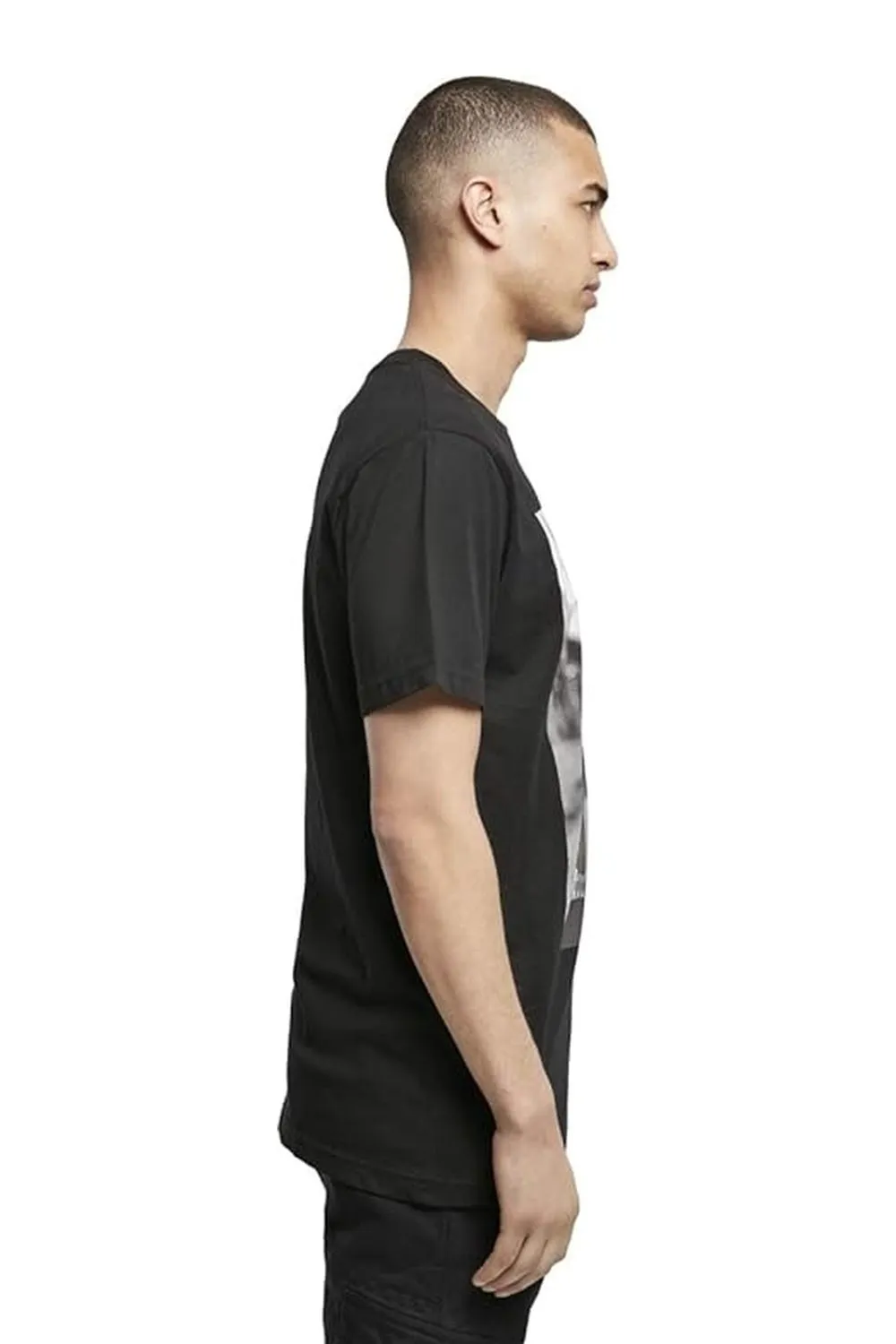 Camiseta mister tee negra 2pac fuck the world tee