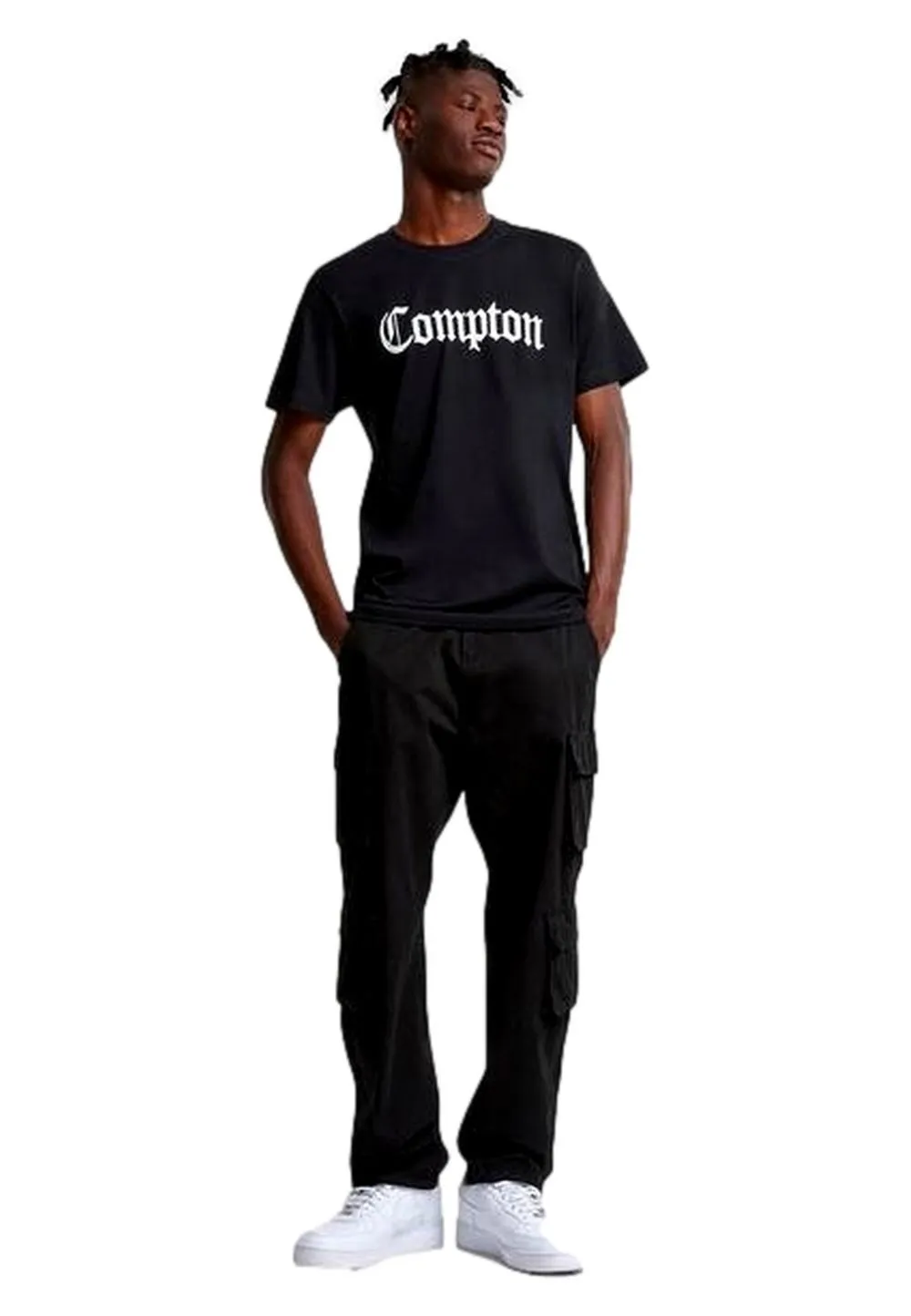 Camiseta mister tee negra compton tee