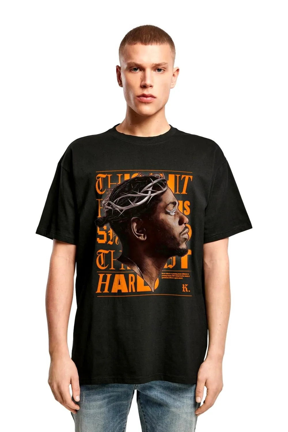 CAMISETA MISTER TEE NEGRA KDOT OVERSIZED TEE