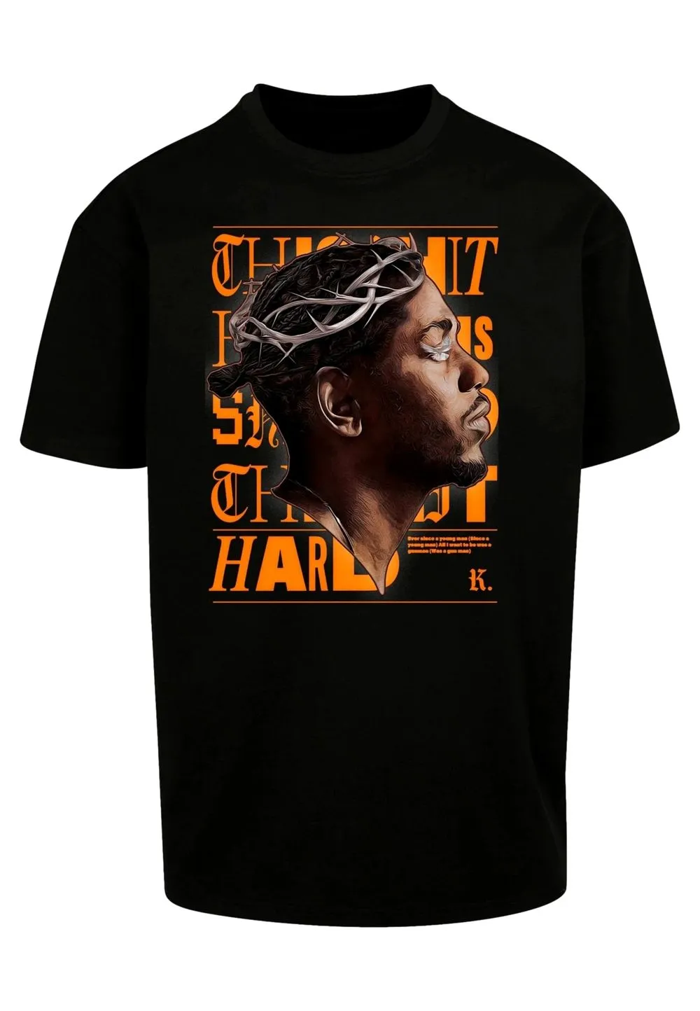 CAMISETA MISTER TEE NEGRA KDOT OVERSIZED TEE