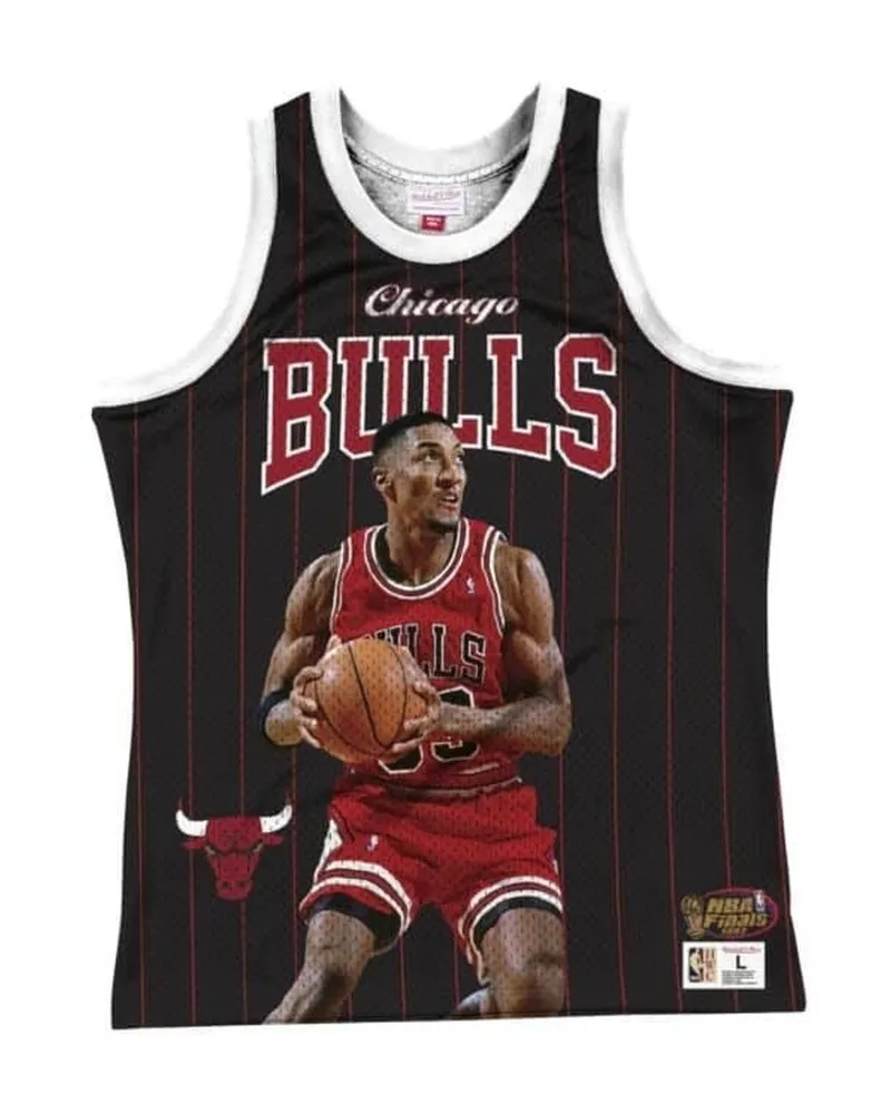 Camiseta mitchell & ness negra bhb tank scottie pippen