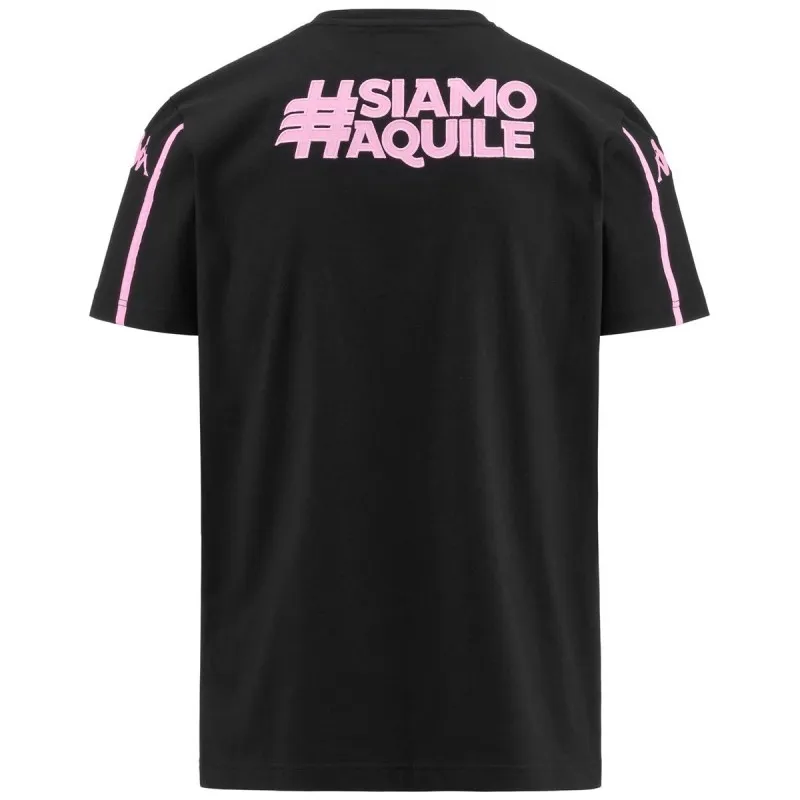 Camiseta negra Palermo FC Aquila Amepot 2022/23 Kappa
