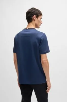 Camiseta regular fit de algodón estructurado