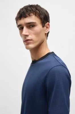 Camiseta regular fit de algodón estructurado