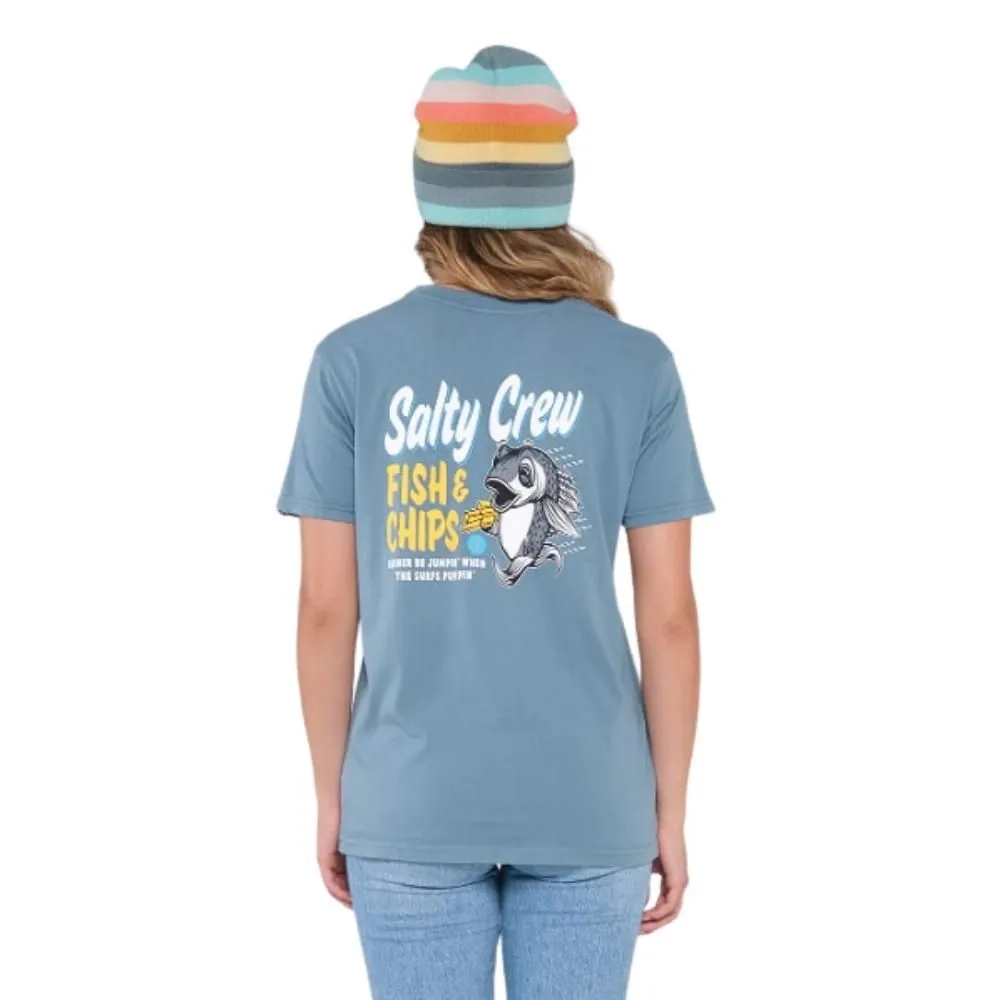 CAMISETA SALTY CREW FISH N CHIPS BOYFRIEND
