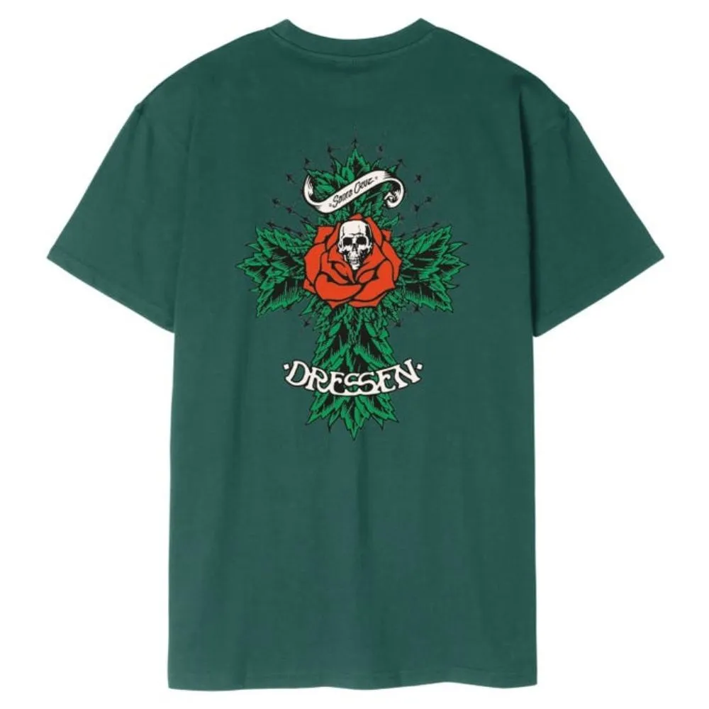 CAMISETA SANTA CRUZ DRESSEN ROSE CROSS 2