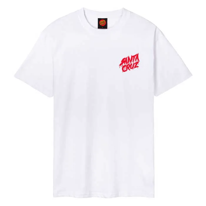 Camiseta SANTA CRUZ Meek Concrete Slasher White