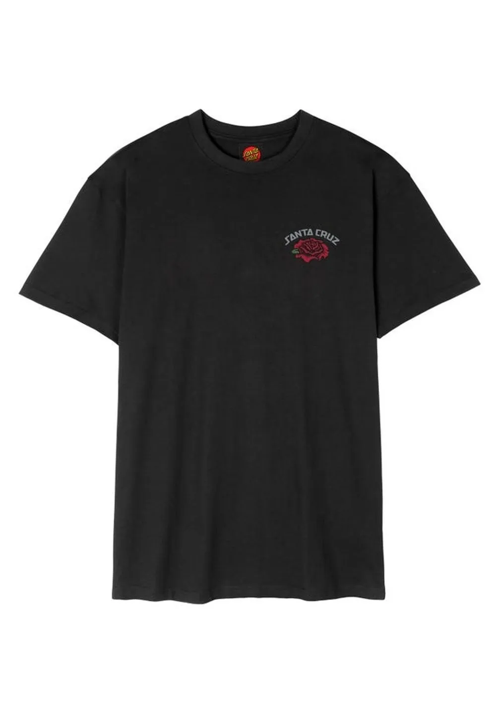 Camiseta santa cruz negra dressen roses solo tee