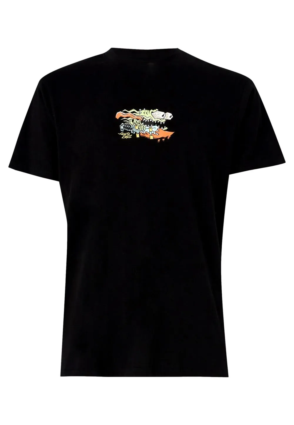 Camiseta santa cruz negra meek scratched slasher front