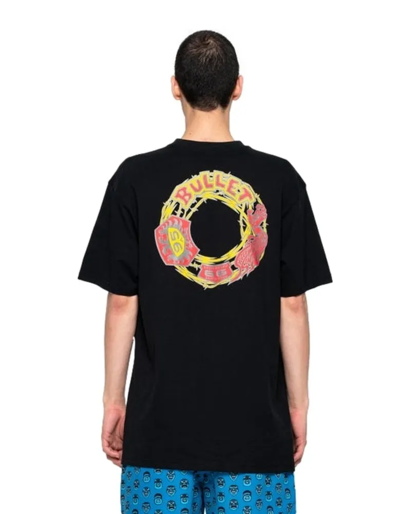 Camiseta santa cruz negra tee bullet 66