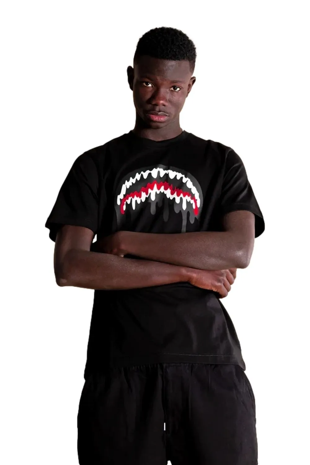 CAMISETA SPRAYGROUND NEGRA LOOSE SMOOTH TSHIRT