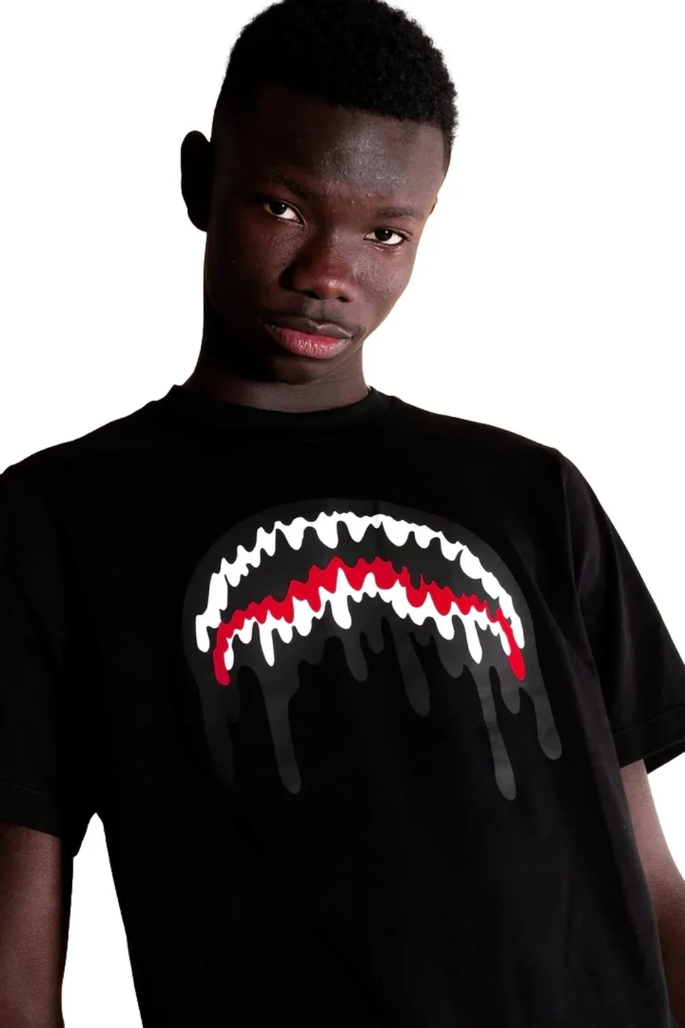 CAMISETA SPRAYGROUND NEGRA LOOSE SMOOTH TSHIRT