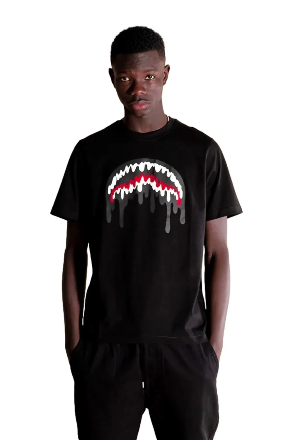 CAMISETA SPRAYGROUND NEGRA LOOSE SMOOTH TSHIRT