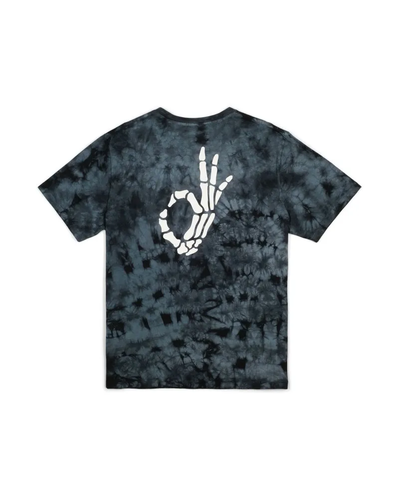 Camiseta the dudes negra tie dye big okay