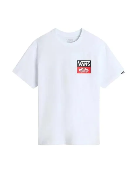 Camiseta Vans OG Logo Blanco Para Niños
