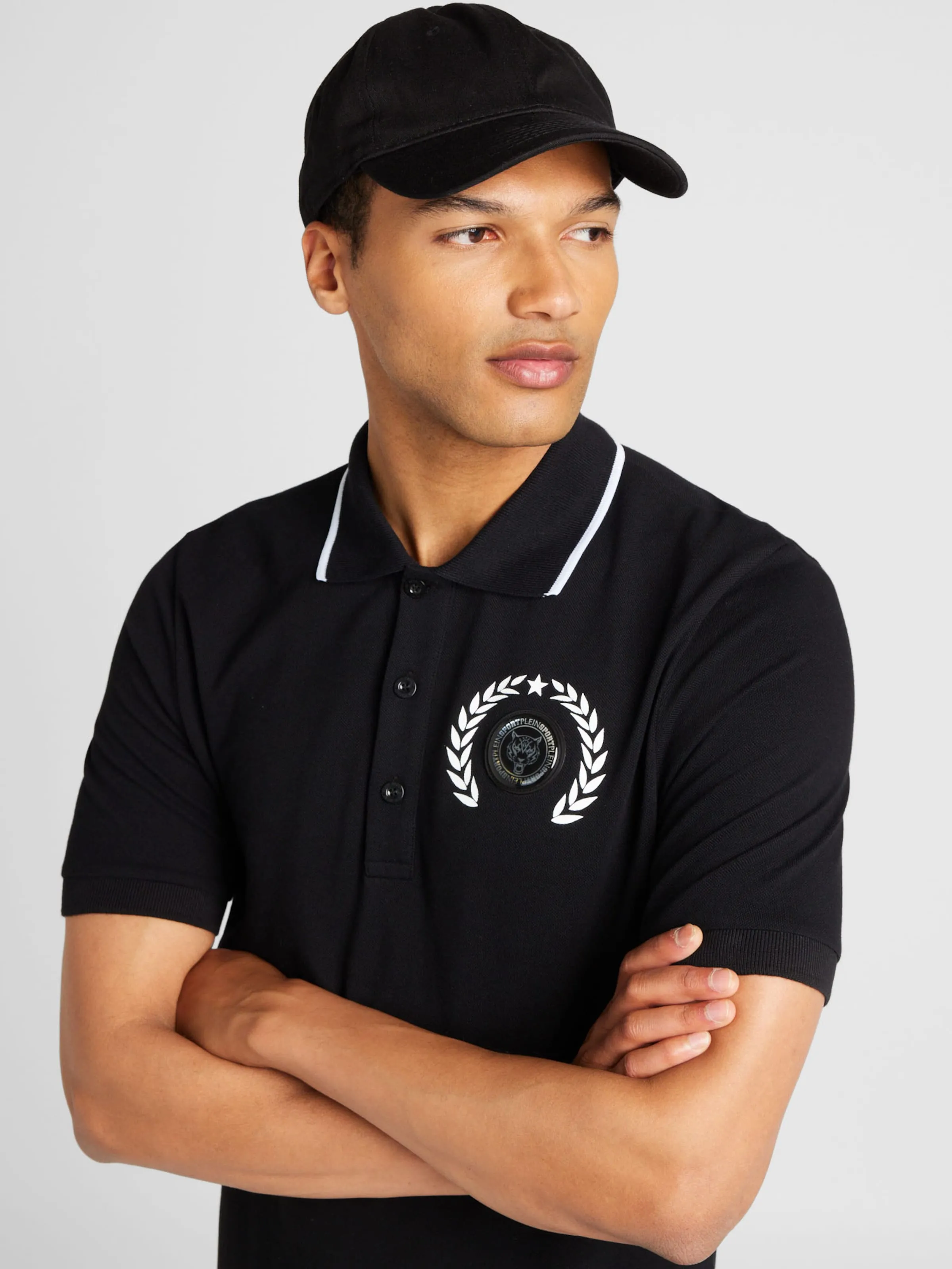 Camiseta 'Carbon Tiger' Plein Sport en Negro