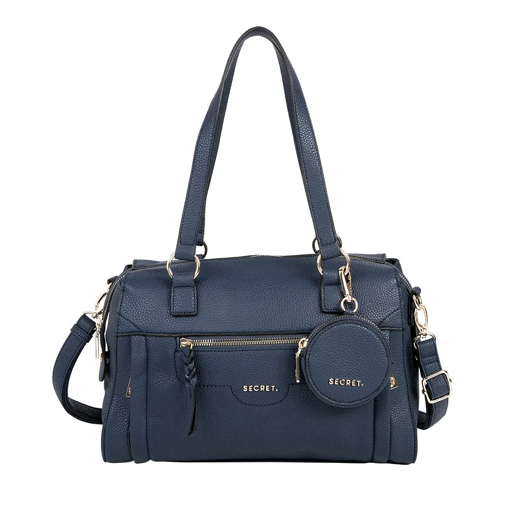 Cartera de mano Ibiza azul L