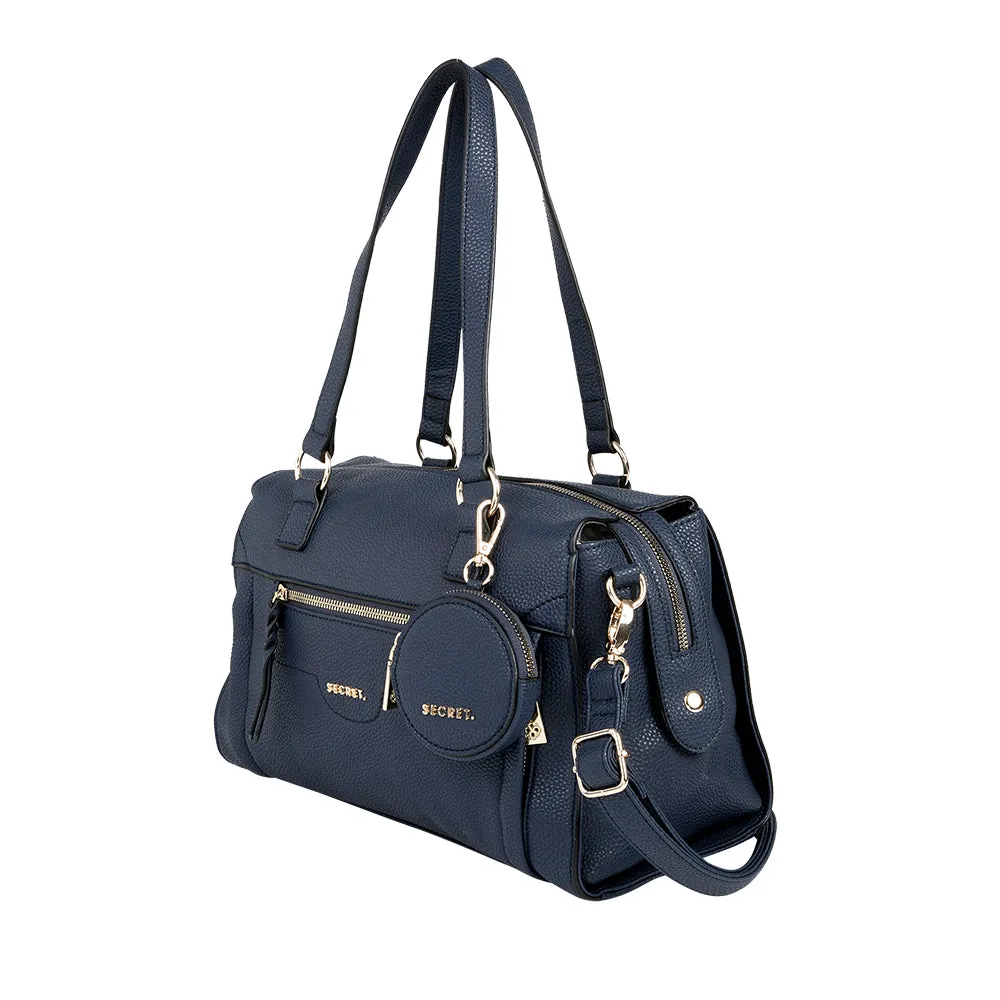 Cartera de mano Ibiza azul L