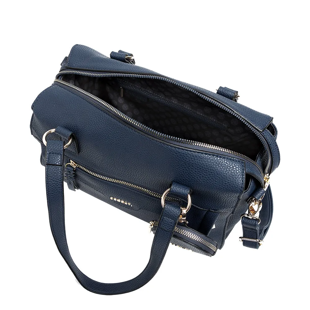 Cartera de mano Ibiza azul L