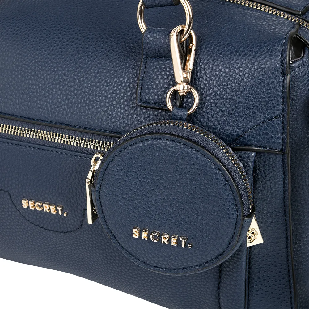 Cartera de mano Ibiza azul L