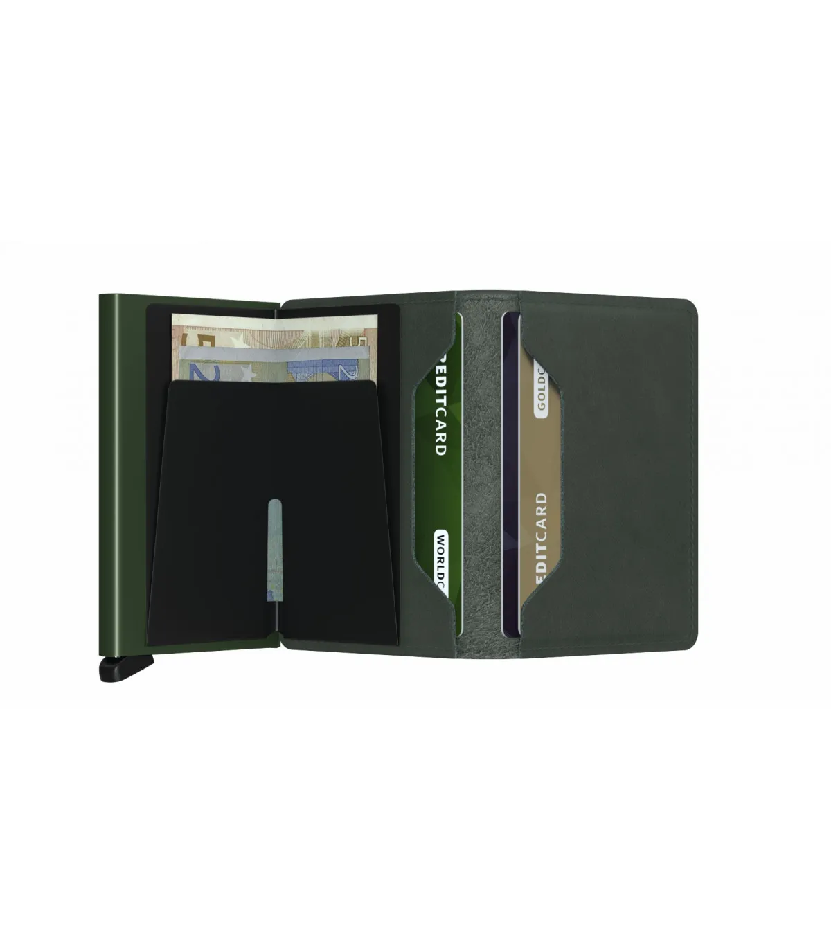 CARTERA SECRID SLIMWALLET ORIGINAL GREEN  SOGREEN