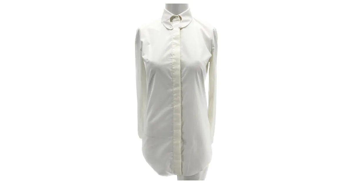 CARVEN Tops T.FR 34 Algodón Blanco 
