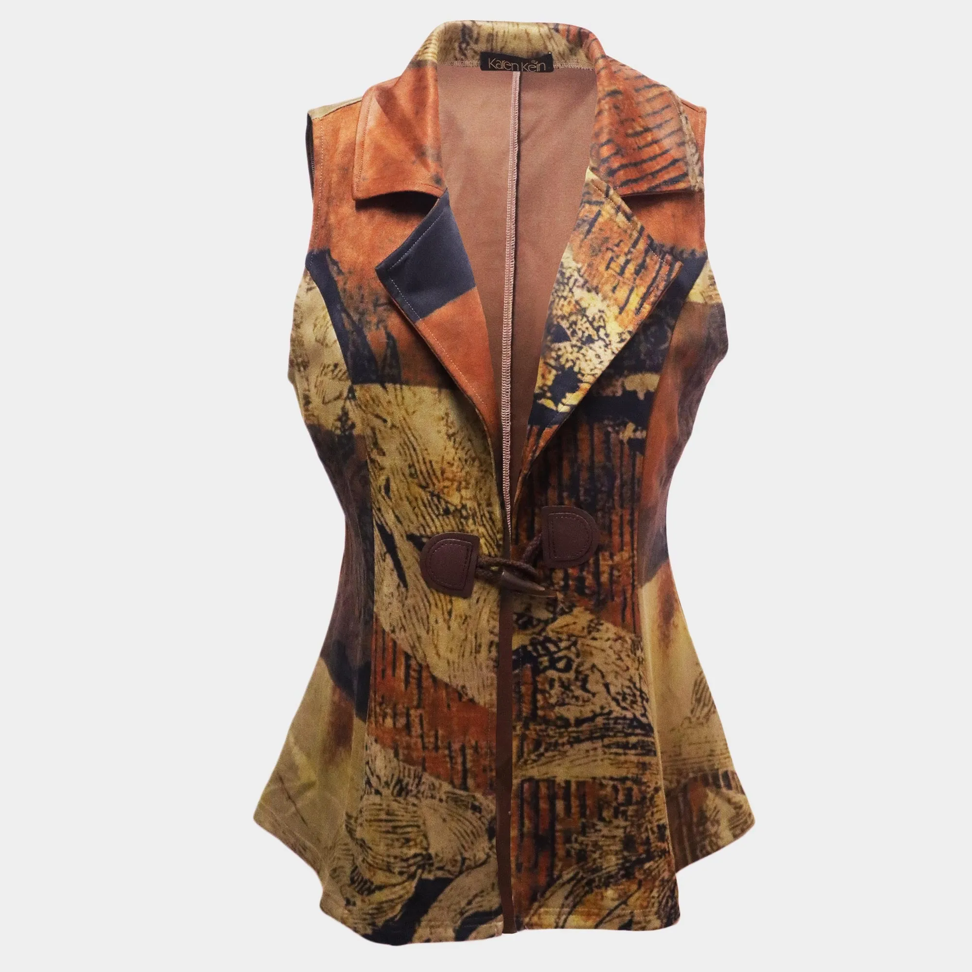 Chaleco Casual Estampado Karen Kein CH577
