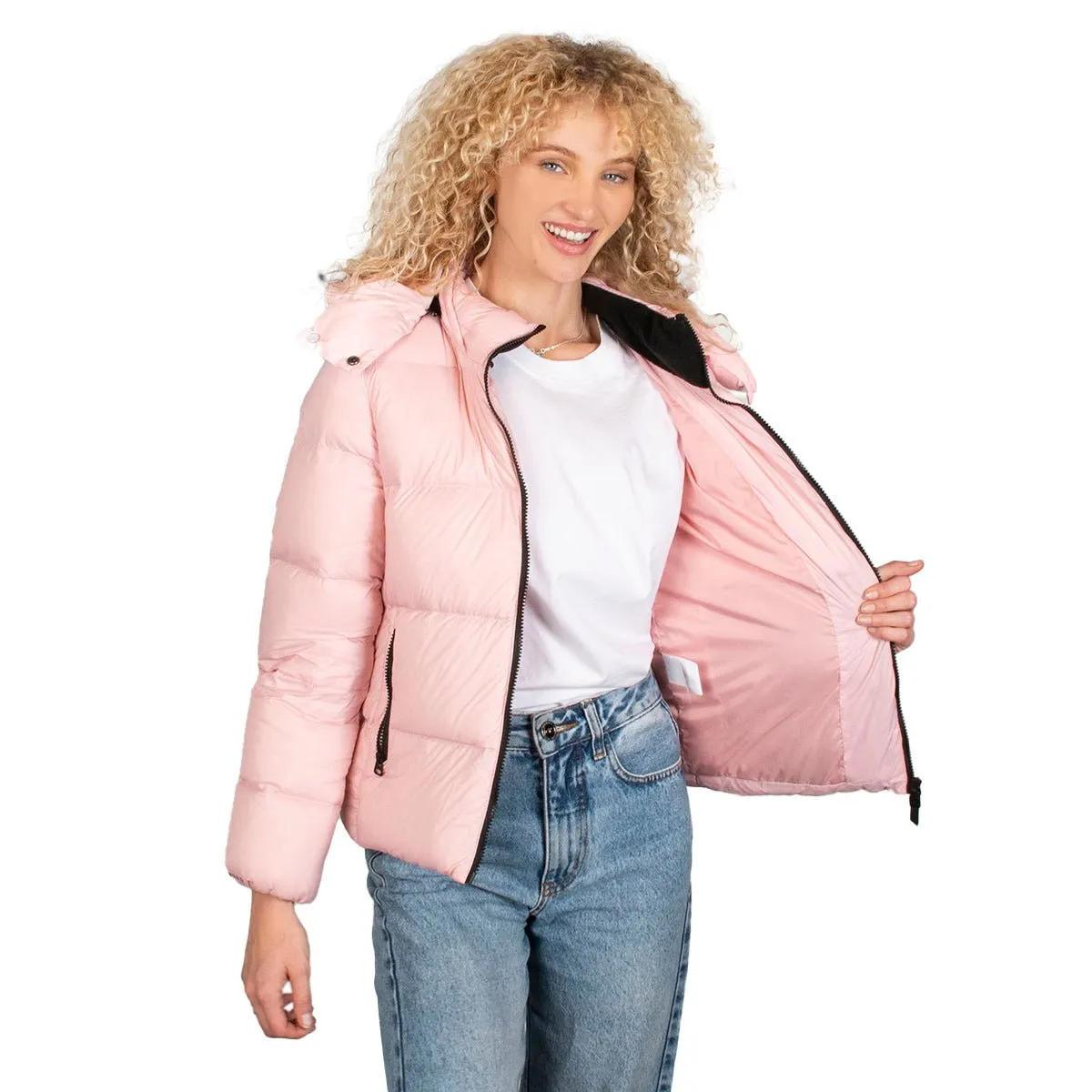 Chamarra Lifestyle Pluma Ligera Mujer