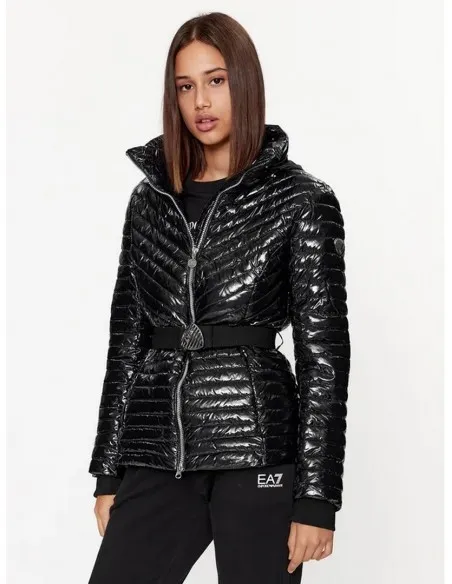 CHAQUETA ARMANI NEGRA CAPUCHA EXTRAíBLE  ECOOL