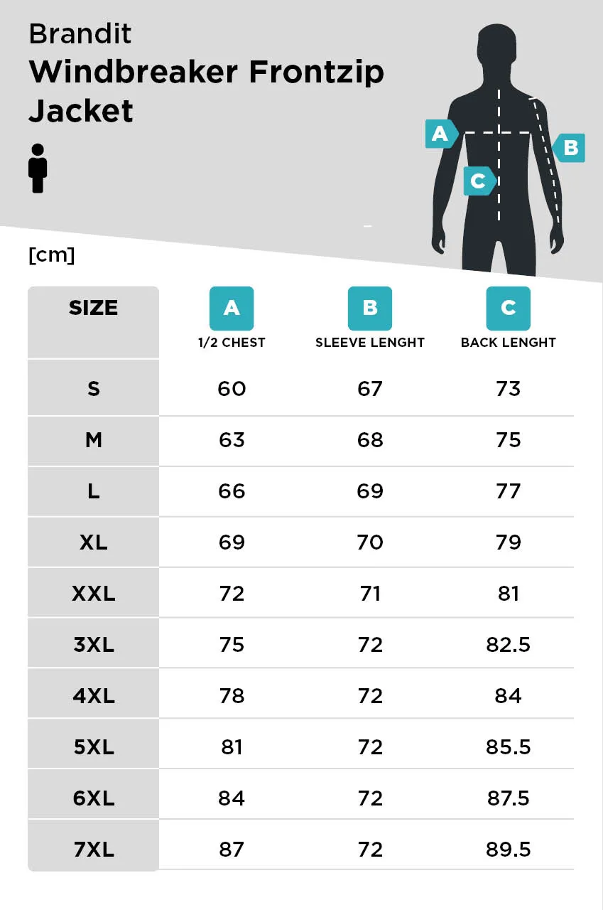 Chaqueta Brandit Windbreaker Frontzip Camuflaje Oscuro