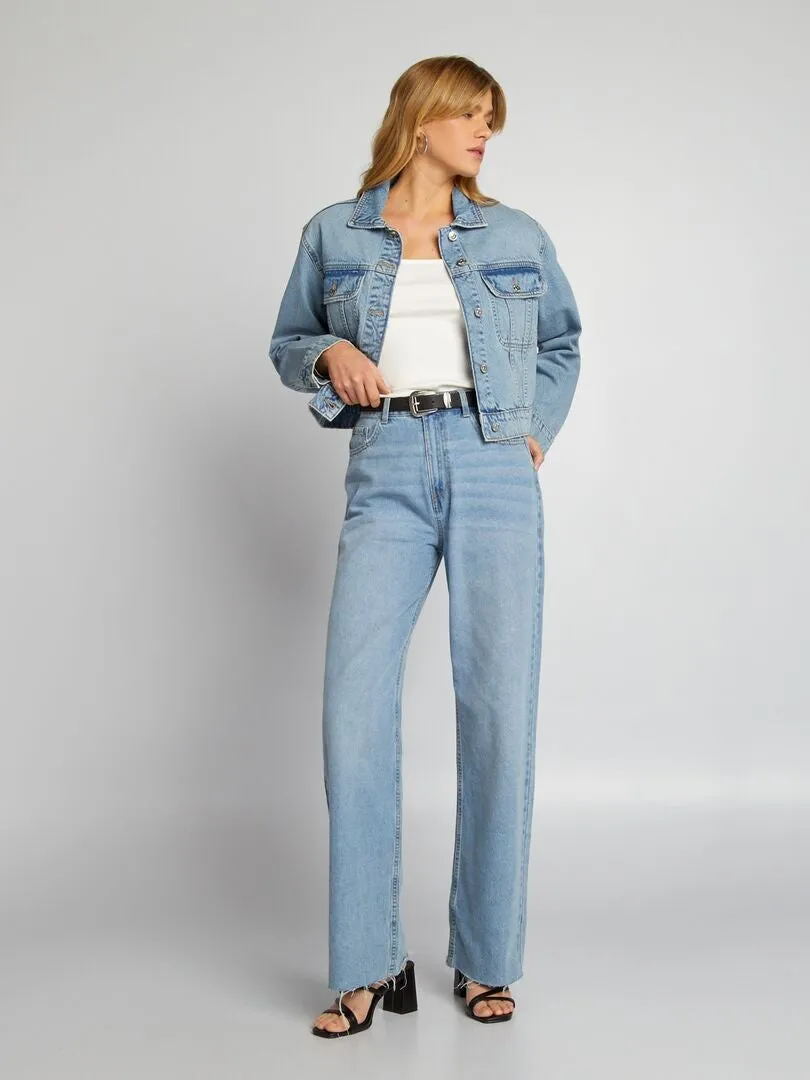 CHAQUETA CORTA VAQUERA  AZUL